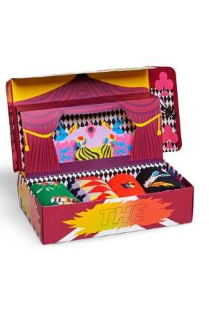 4-Pack Circus Socks Gift Set Multi
